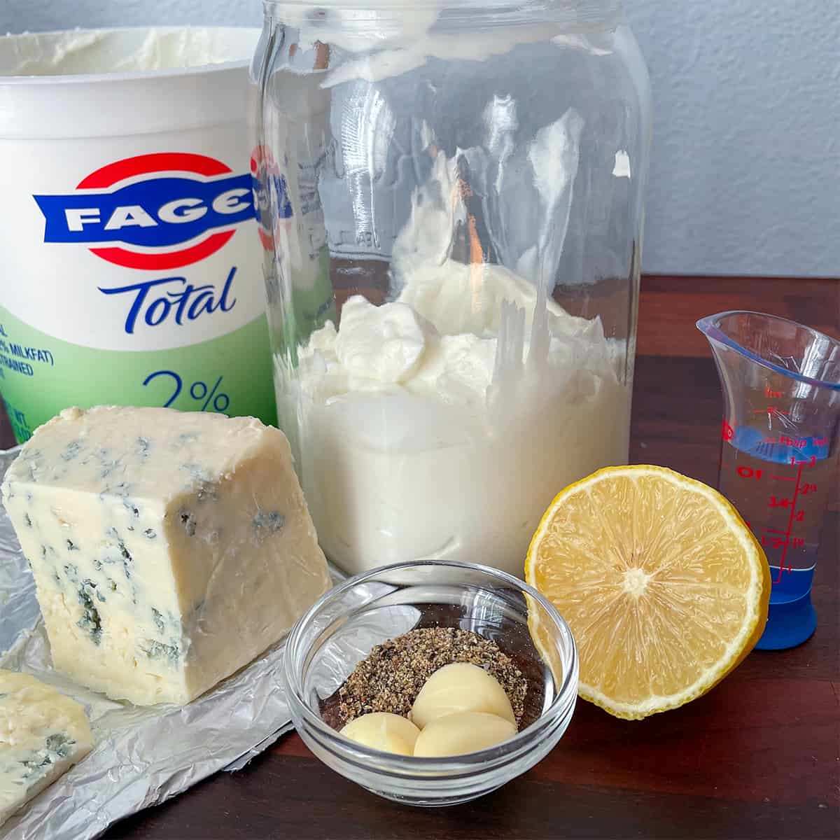 Greek Yogurt Blue Cheese Dressing a recipe for fun