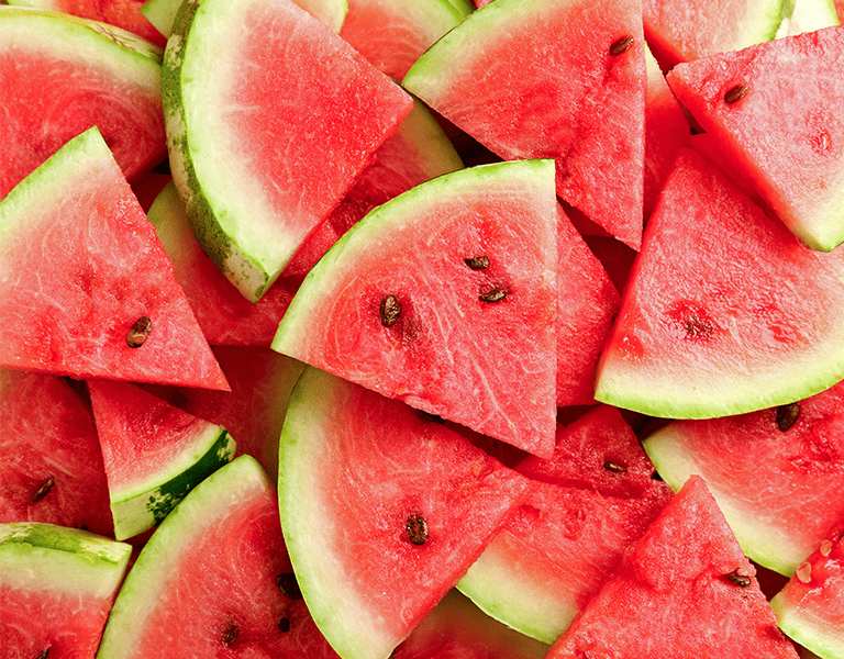 August seasonal produce: watermelon