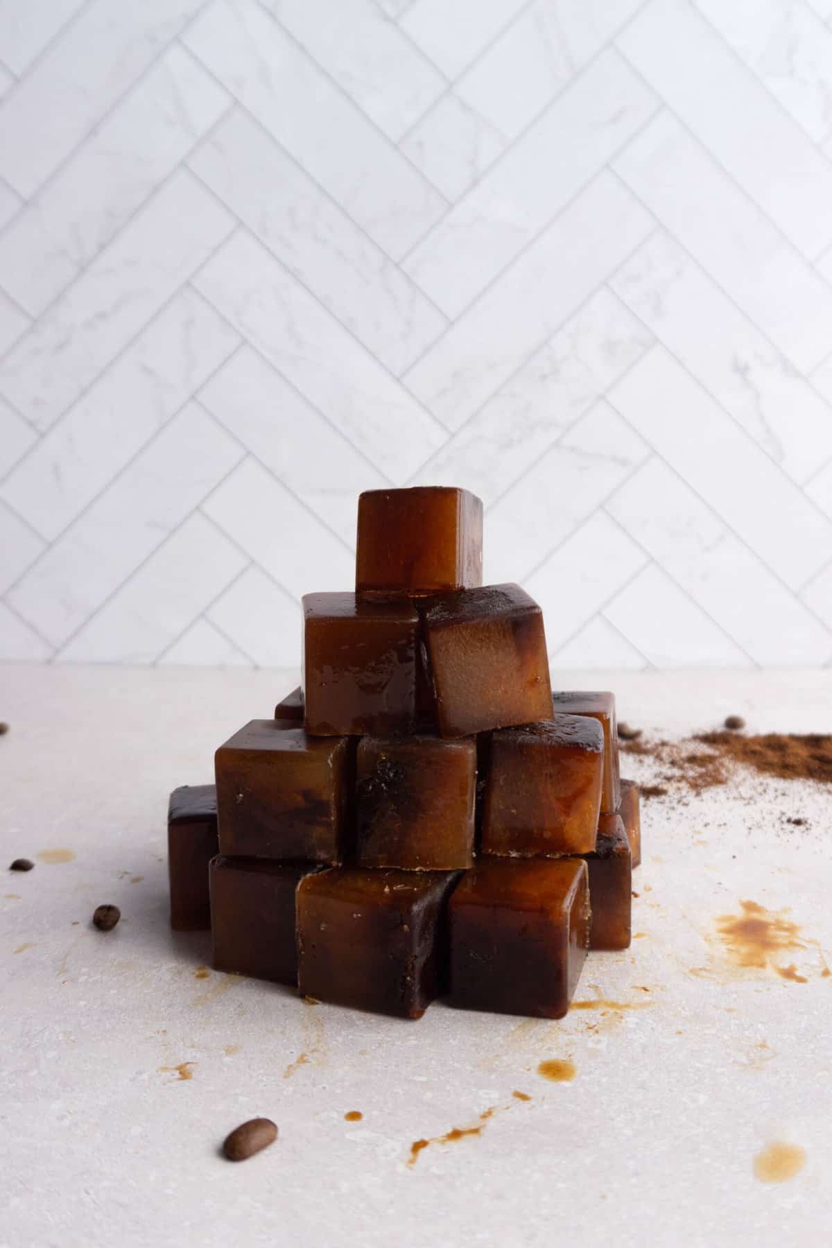 coffee ice cubes so that your iced coffee doesn't get watered down