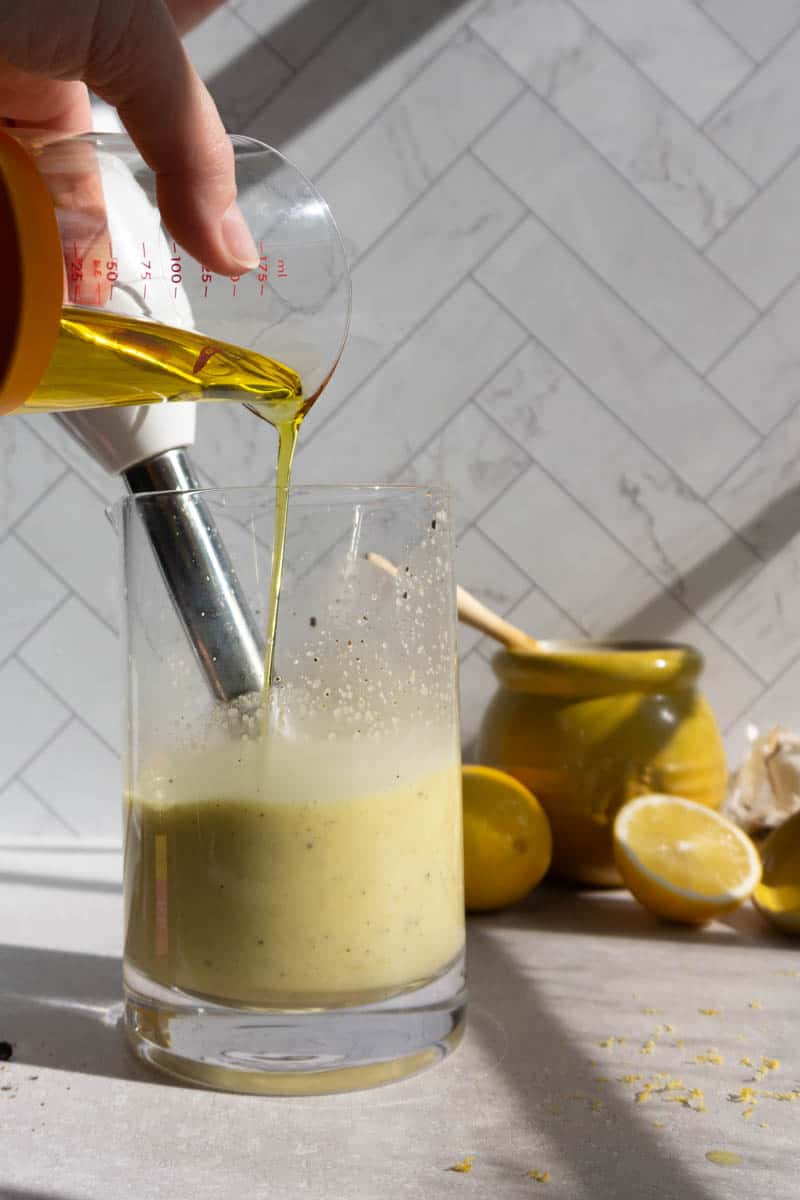 Lemon Pepper Salad Dressing Recipe + Video