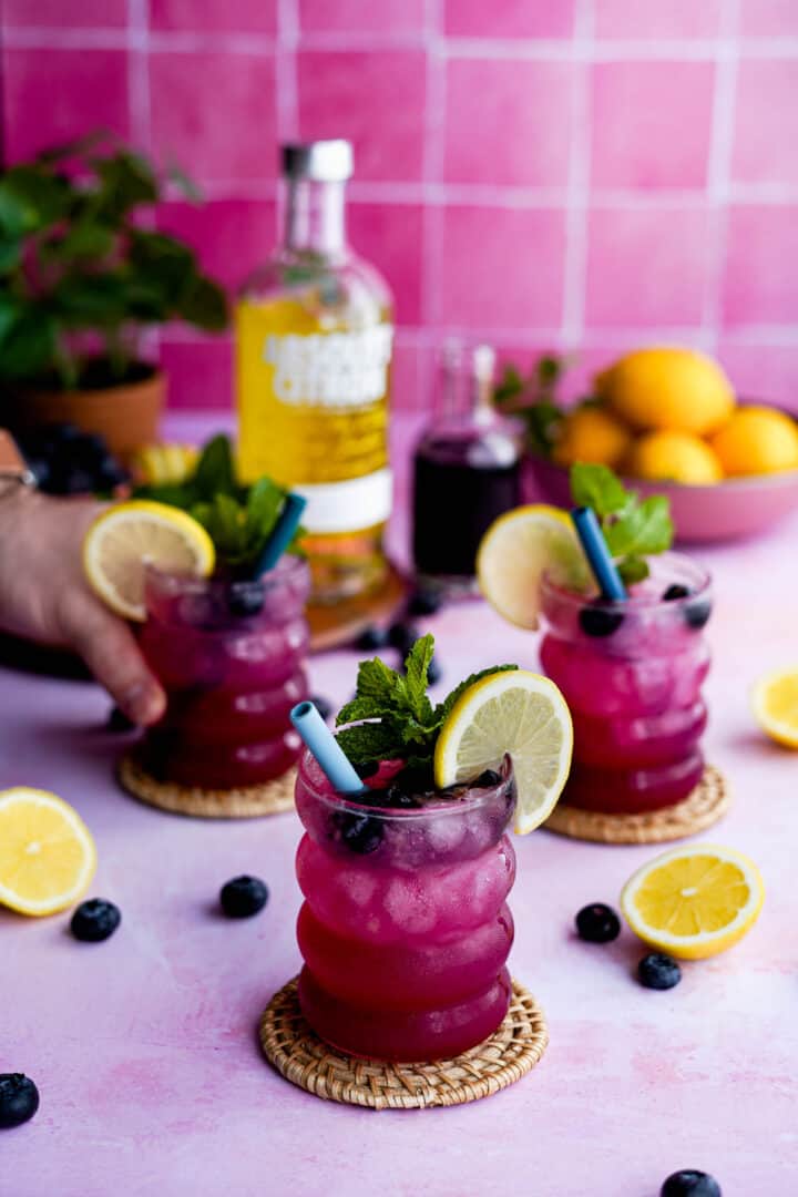 Sparkling Blueberry Vodka Lemonade - A Recipe For Fun