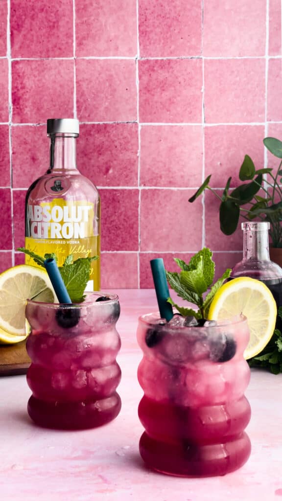 Sparkling Blueberry Vodka Lemonade - A Recipe For Fun