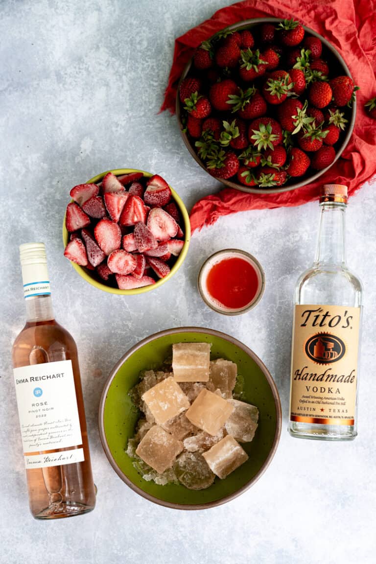 Frozen Riesling Frosé Cocktail (How to Make Frozen Rosé Wine Slushies) - A Recipe For Fun