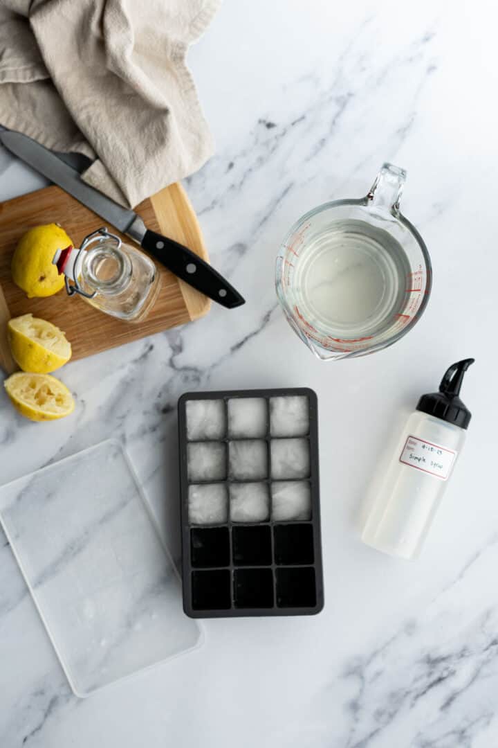 How to Freeze Simple Syrup (Storing Homemade Simple Syrup) A Recipe