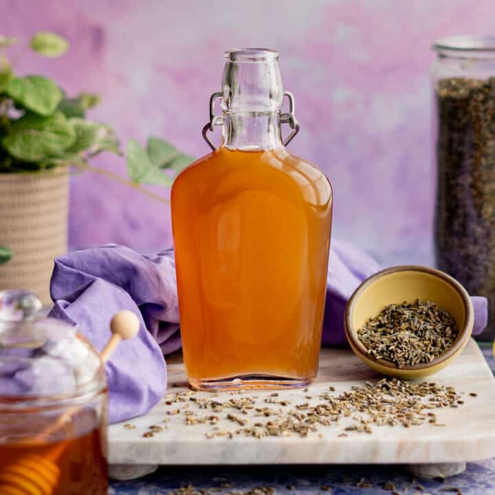 Lavender Honey Simple Syrup (with Dried Lavender) - A Recipe For Fun