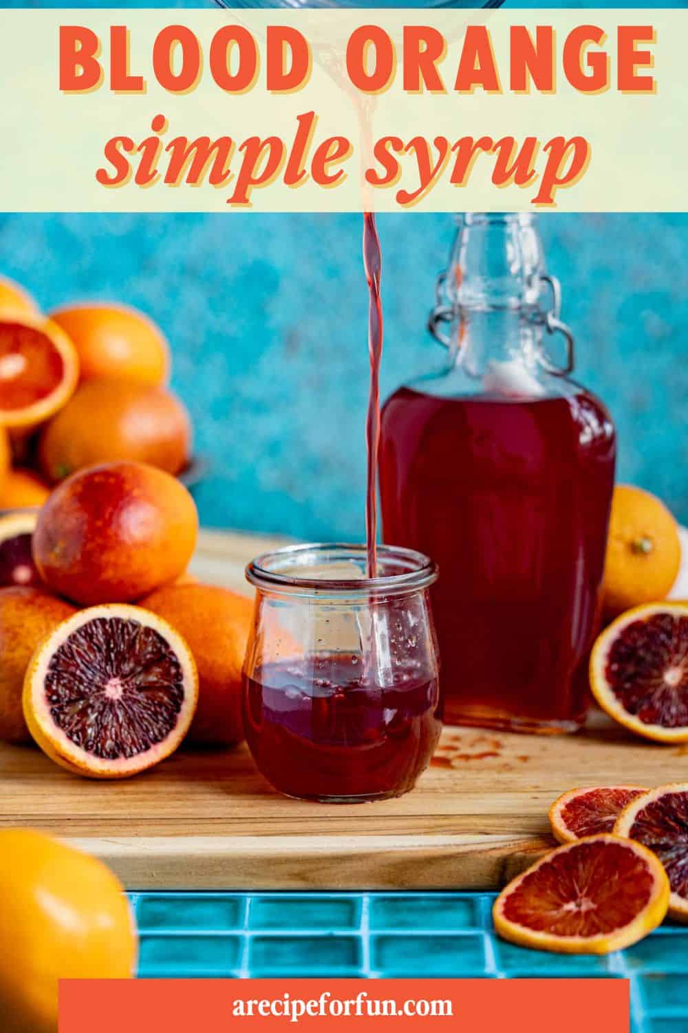 Homemade Blood Orange Simple Syrup From Scratch