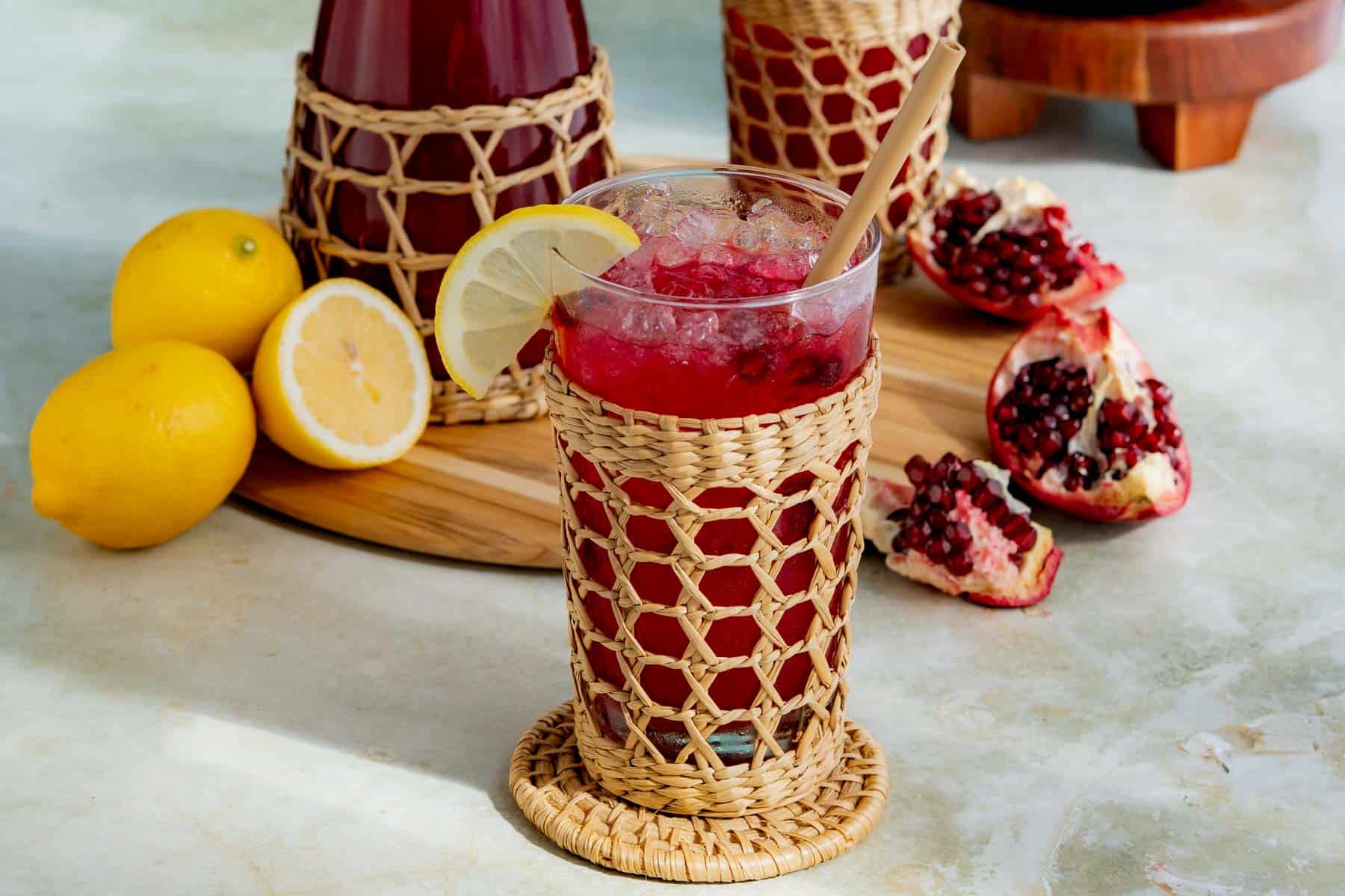 Want Lemonade Homemade Pomegranate Lemonade (Grenadine Lemonade)